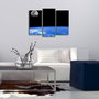 Wallity 3PATDACT-31 Lienzo Decorativo Iluminado con LED de 3 Piezas